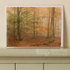 Catch-up, beech wood in autumn greeting card by Nicky Flint 2
